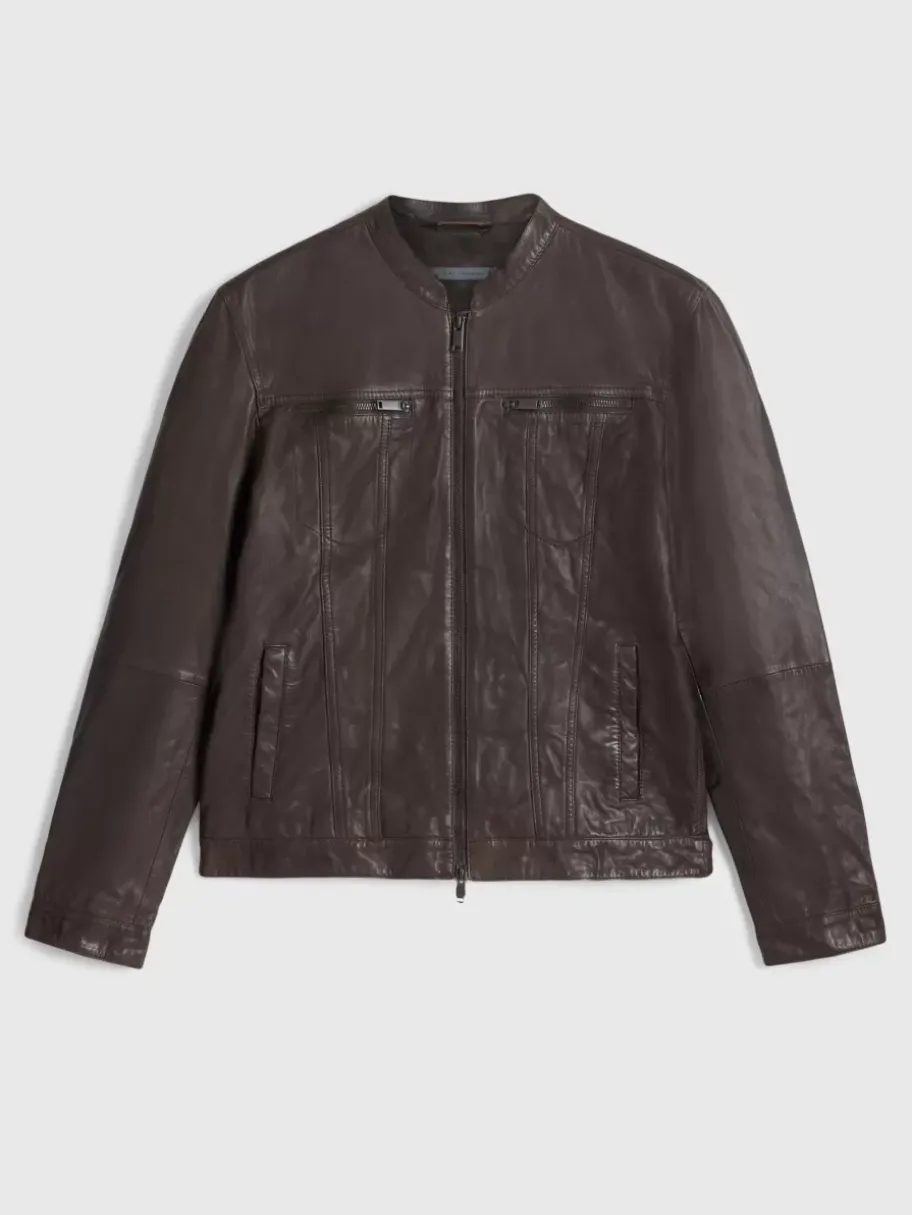 BRANDO BAND COLLAR JACKET