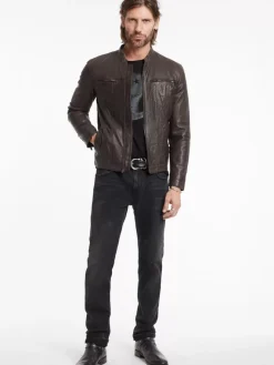 BRANDO BAND COLLAR JACKET