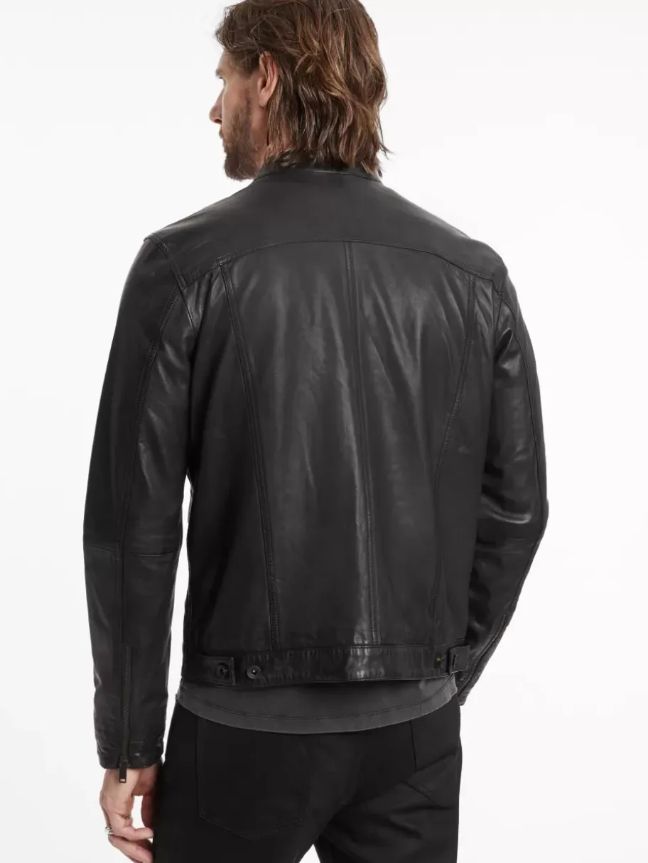 BRANDO BAND COLLAR JACKET