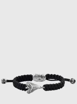 CORDED SHARK TOOTH BRACELET