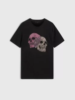 DOUBLE SKULL TEE