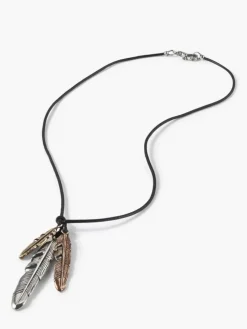 FEATHER PENDANT NECKLACE