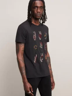 MULTI PEACE HAND TEE