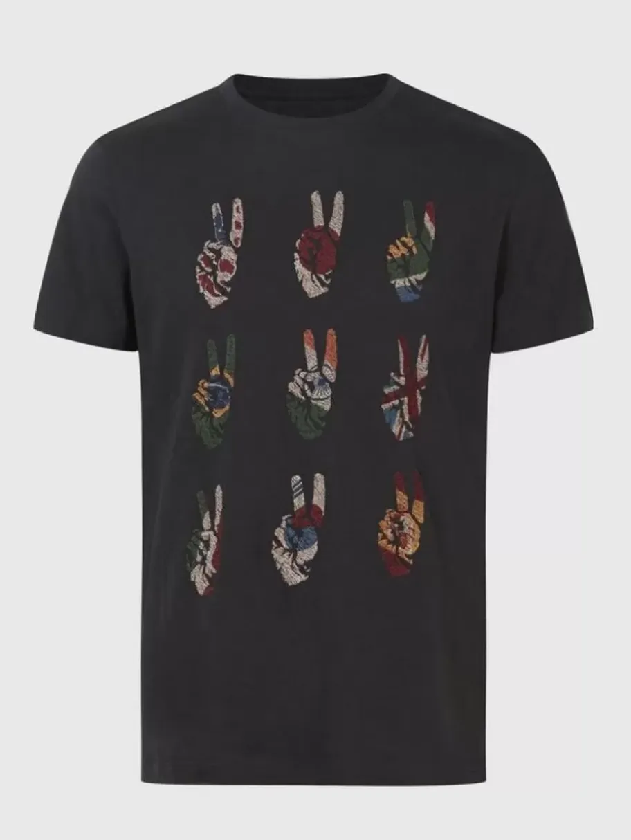 MULTI PEACE HAND TEE