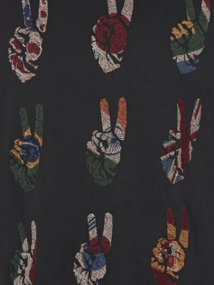 MULTI PEACE HAND TEE