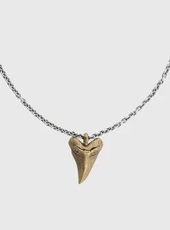 SHARK TOOTH PENDANT NECKLACE
